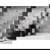 Porte de douche battante gauche Mexen Lunar-B L 140 cm, transparent, or rose - 832SL-140-050-60-00-L