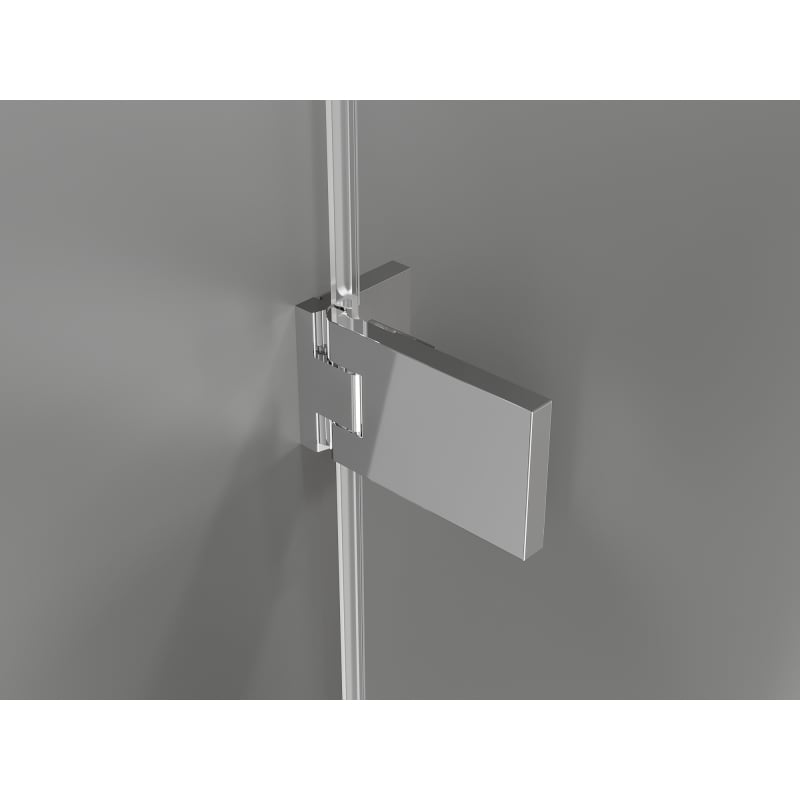 Mexen Lunar-F porte de douche pliante gauche 120 cm, transparent, chromé - 836S-120-050-01-00-L