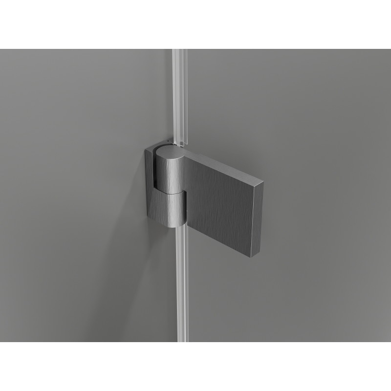 Mexen Lunar-B L porte de douche pivotante gauche 110 cm, transparent, gris canon brossé - 832SL-110-050-66-00-L