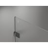 Mexen Lunar-B L porte de douche pivotante à gauche 120 cm, transparent, gris canon brossé - 832SL-120-050-66-00-L