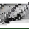 Mexen Lunar-B L porte de douche pivotante gauche 135 cm, transparent, gris canon brossé - 832SL-135-050-66-00-L