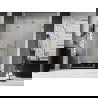 Porte de douche pliante Mexen Lunar-F à gauche 135 cm, transparent, doré brossé - 836S-135-050-55-00-L