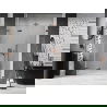 Mexen Lunar-F portes de douche pliantes gauches 130 cm, transparent, or rose - 836S-130-050-60-00-L