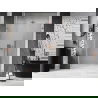 Mexen Lunar-B porte de douche pivotante gauche 135 cm, transparent, cuivre brossé - 832S-135-050-65-00-L