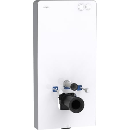 Mexen Tex Air G châssis pneumatique mural pour WC, verre blanc - 61150A-20