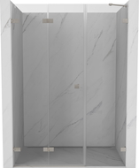 Mexen Lunar-F porte de douche pliante gauche 110 cm, transparent, nickel brossé - 836S-110-050-97-00-L