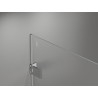 Mexen Lunar-F porte de douche pliantes droite 140 cm, transparent, chrome - 836S-140-050-01-00-P