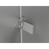 Mexen Lunar-F porte de douche pliantes droite 140 cm, transparent, chrome - 836S-140-050-01-00-P
