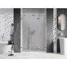 Mexen Lunar-F porte de douche pliantes droite 140 cm, transparent, chrome - 836S-140-050-01-00-P