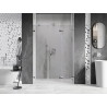 Mexen Lunar-F porte de douche pliantes droite 140 cm, transparent, chrome - 836S-140-050-01-00-P