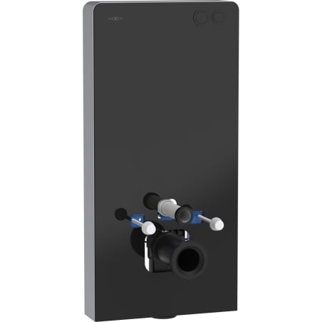 Mexen Tex Air G châssis pneumatique apparent pour WC, verre noir - 61150A-70