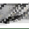 Mexen Lunar-F porte de douche pliantes droites 135 cm, transparent, doré - 836S-135-050-50-00-P