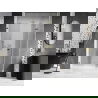 Mexen Lunar-F porte de douche pliante droite 145 cm, transparent, doré - 836S-145-050-50-00-P