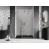 Mexen Lunar-F porte de douche pliable droite 110 cm, transparent, or brossé - 836S-110-050-55-00-P