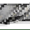 Mexen Lunar-F porte de douche pliantes droite 140 cm, transparent, or brossé - 836S-140-050-55-00-P