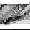 Mexen Lunar-F porte de douche pliantes à droite 135 cm, transparent, or rose - 836S-135-050-60-00-P