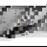 Mexen Lunar-F porte de douche pliantes à droite 135 cm, transparent, or rose - 836S-135-050-60-00-P