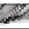 Mexen Lunar-F portes de douche pliantes à droite 140 cm, transparent, or rose - 836S-140-050-60-00-P