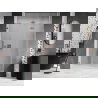 Mexen Lunar-F porte de douche pliante droite 140 cm, transparent, cuivre brossé - 836S-140-050-65-00-P