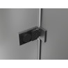 Mexen Lunar-F portes de douche pliantes droites 130 cm, transparentes, gris canon brossé - 836S-130-050-66-00-P