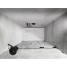 Mexen Lunar-F portes de douche pliantes droites 130 cm, transparentes, gris canon brossé - 836S-130-050-66-00-P