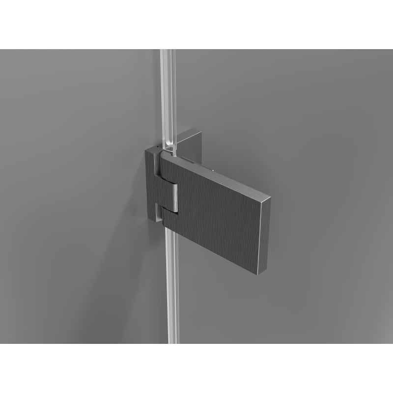 Mexen Lunar-F porte de douche pliantes droites 135 cm, transparent, gris canon brossé - 836S-135-050-66-00-P