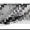 Porte de douche pliante droite Mexen Lunar-F 140 cm, transparent, gun gray brossé - 836S-140-050-66-00-P