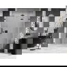 Porte de douche pliante droite Mexen Lunar-F 140 cm, transparent, gun gray brossé - 836S-140-050-66-00-P