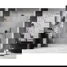 Mexen Lunar-B porte de douche pivotante gauche 135 cm, transparent, gun metal - 832S-135-050-95-00-L