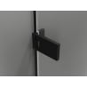 Mexen Lunar-F porte de douche pliantes droite 130 cm, transparentes, noires - 836S-130-050-70-00-P