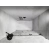 Mexen Lunar-F porte de douche pliantes droite 130 cm, transparentes, noires - 836S-130-050-70-00-P