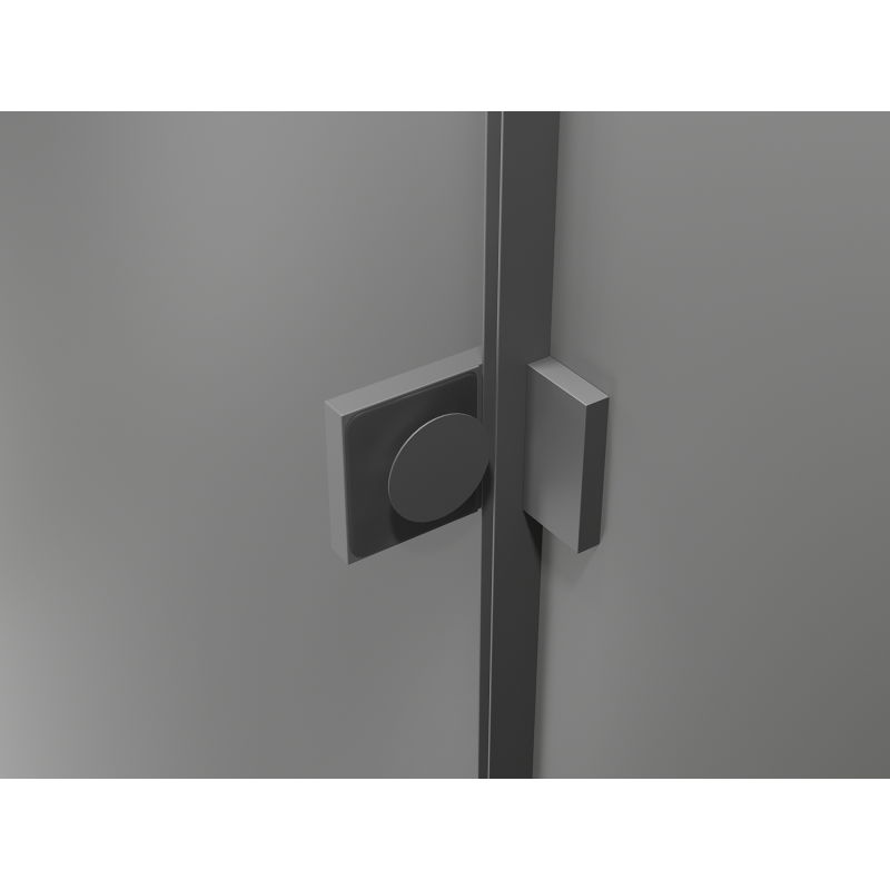 Mexen Lunar-F porte de douche pliantes droites 135 cm, transparentes, métal canon - 836S-135-050-95-00-P