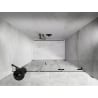 Mexen Lunar-F porte de douche pliante droite 140 cm, transparent, métal canon de fusil - 836S-140-050-95-00-P