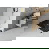 Mexen Flat receveur de douche rectangulaire slim 120 x 70 cm, Noir, siphon Or - 40707012G