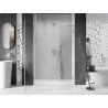Mexen Lunar-B porte de douche pivotante gauche 150 cm, transparent, nickel brossé - 832S-150-050-97-00-L