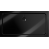 Mexen Flat bac de douche rectangulaire slim 120 x 70 cm, noir, siphon noir - 40707012B