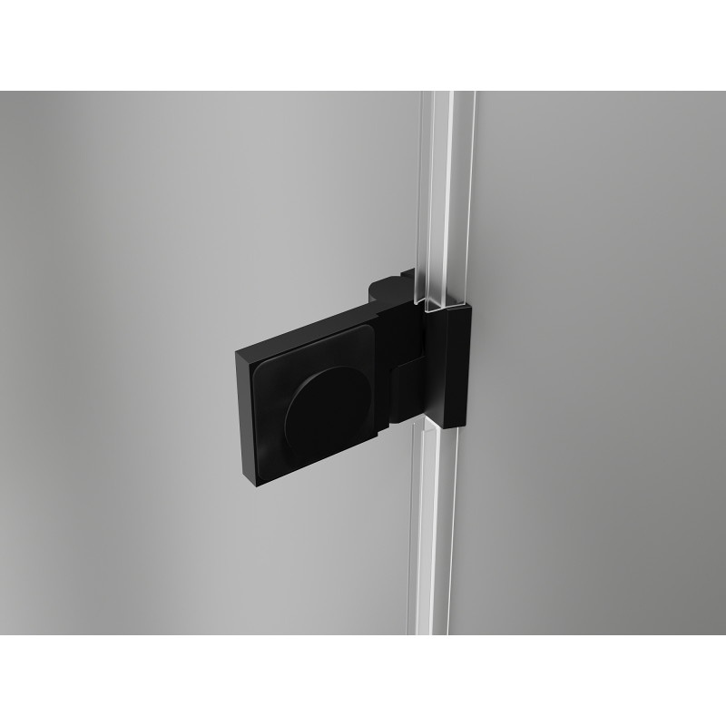 Mexen Lunar-B L porte de douche pivotante gauche 115 cm, transparent, noir - 832SL-115-050-70-00-L