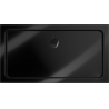 Mexen Flat receveur rectangulaire slim 130 x 70 cm, noir, siphon noir - 40707013B