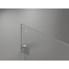 Mexen Lunar-F L portes de douche pliantes gauche 120 cm, transparentes, chrome - 836SL-120-050-01-00-L