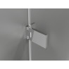 Mexen Lunar-F L portes de douche pliantes gauche 120 cm, transparentes, chrome - 836SL-120-050-01-00-L