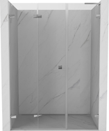 Mexen Lunar-F L portes de douche pliantes gauche 150 cm, transparent, chrome - 836SL-150-050-01-00-L