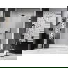 Mexen Lunar-B L porte de douche battante gauche 135 cm, transparent, noir - 832SL-135-050-70-00-L