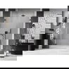 Mexen Lunar-B L porte de douche pivotante gauche 140 cm, transparent, noir - 832SL-140-050-70-00-L