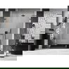 Mexen Lunar-B L porte de douche battante gauche 110 cm, transparent, gun metal - 832SL-110-050-95-00-L