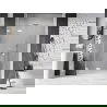 Mexen Lunar-F L porte de douche pliantes gauche 135 cm, transparent, blanc - 836SL-135-050-20-00-L