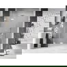 Mexen Lunar-F L porte de douche pliantes gauche 135 cm, transparent, blanc - 836SL-135-050-20-00-L