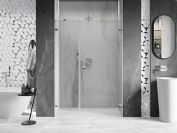 Mexen Lunar-B portes de douche pivotantes droite 140 cm, transparent, chrome - 832S-140-050-01-00-P