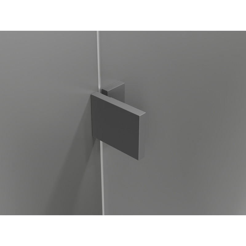 Mexen Lunar-B L porte de douche pivotante gauche 150 cm, transparent, gun metal - 832SL-150-050-95-00-L