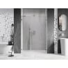 Mexen Lunar-B L porte de douche pivotante droite 130 cm, transparent, chrome - 832SL-130-050-01-00-P