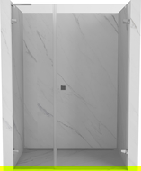 Mexen Lunar-B L porte de douche pivotante droite 135 cm, transparent, chrome - 832SL-135-050-01-00-P